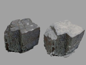 winter rocks a pack 3D Model