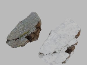 winter rocks a pack 3D Model