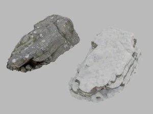 winter rocks a pack 3D Model