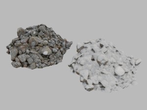 winter rocks a pack 3D Model