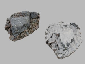 winter rocks a pack 3D Model