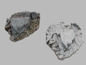 winter rocks a pack 3D Model