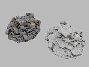 winter rocks a pack 3D Model