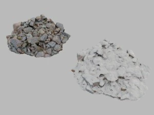 winter rocks a pack 3D Model