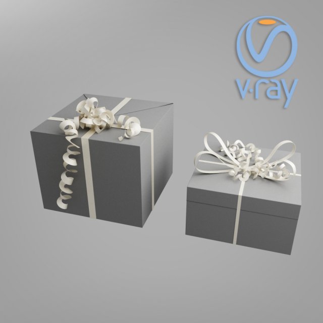 christmas presents 3D Model .c4d .max .obj .3ds .fbx .stl .blend 