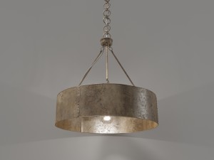 old metal lamp Model 3D