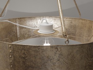 old metal lamp Model 3D