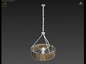 old metal lamp 3D Model