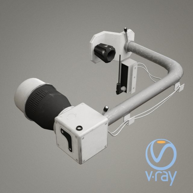 scifi camera mount a 3D Model .c4d .max .obj .3ds .fbx .stl .blend 