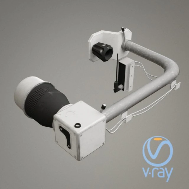 scifi camera mount a 3D Model .c4d .max .obj .3ds .fbx .stl .blend 