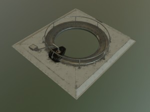 scifi air lock a 3D Модель