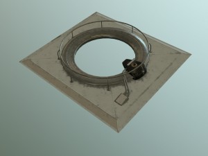 scifi air lock a 3D Модель
