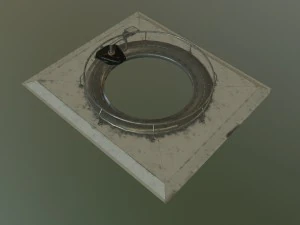 scifi air lock a 3D Model