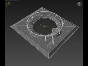 scifi air lock a 3D Model