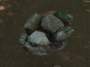 3d scanned nature stone 40 3Dモデル