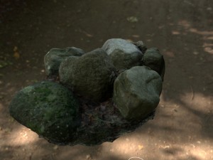3d scanned nature stone 40 3Dモデル