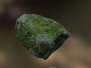 3d scanned nature stone 41 3D-Modell