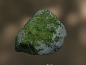 3d scanned nature stone 41 3D-Modell