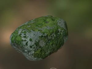 3d scanned nature stone 41 3D Model