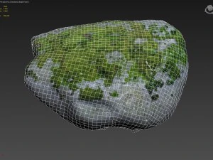 3d scanned nature stone 41 3D Model