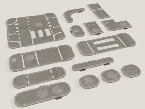road asset pack collection 3D Модель