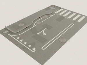 road asset pack collection 3D Model