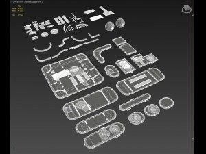 road asset pack collection 3D Модель