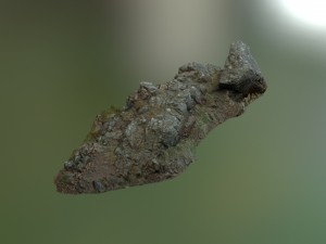 3d scanned rock cliff a Model 3D