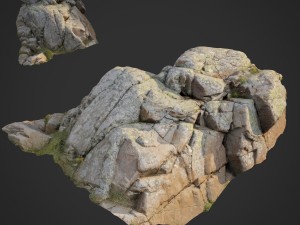 cliff landscape pack bundle 3D-Modell
