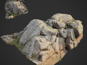cliff landscape pack bundle 3D Model