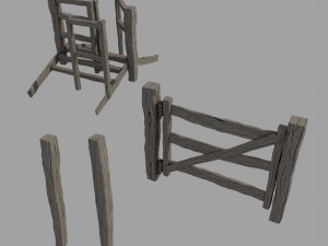 paddocks kit bundle collection 3D 모델