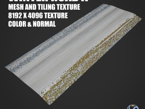 winter road a tile 3D मॉडल
