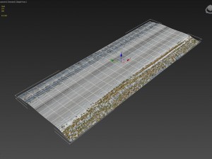 winter road a tile Modelo 3D