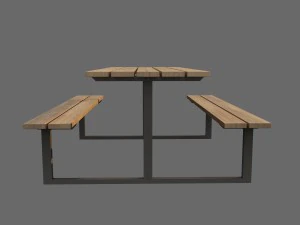 outdoor bench 3D Model