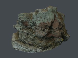 3d scanned rock cliff d 3D 模型