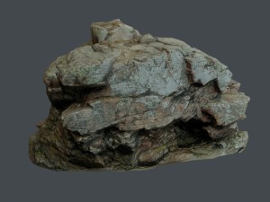 3d scanned rock cliff d 3D 模型