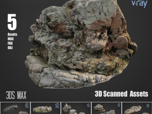cliff pack a bundle 3Dモデル