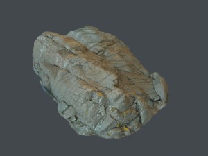3d scanned rock cliff g 3D-Modell