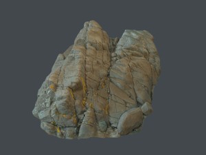 3d scanned rock cliff g 3D-Modell