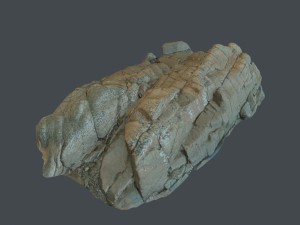 3d scanned rock cliff g 3D-Modell