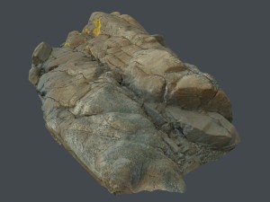 3d scanned rock cliff g 3D-Modell