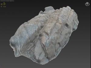 3d scanned rock cliff g 3D-Modell