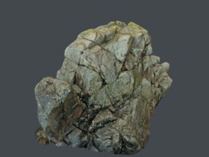 3d scanned rock cliff i 3D-Modell