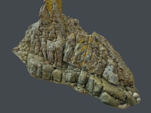 3d scanned rock cliff k 3D Модель