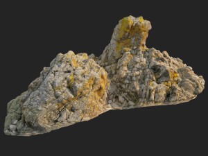 3d scanned rock cliff k 3D Модель