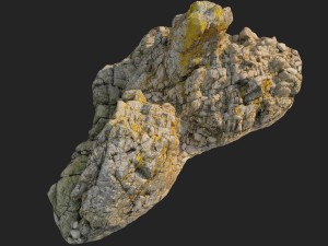 3d scanned rock cliff k 3D Модель