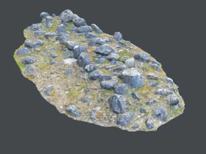 ground stones a 3D Model