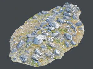 ground stones a 3D Model