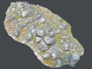 ground stones a 3D Model
