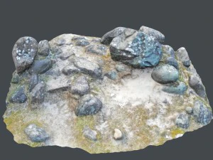 ground stones b 3D Model
